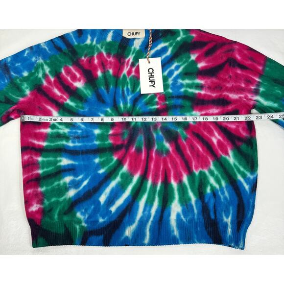 Chufy Women's Sky Knitted Sweater in Fractal Green Size S - Picture 8 of 8